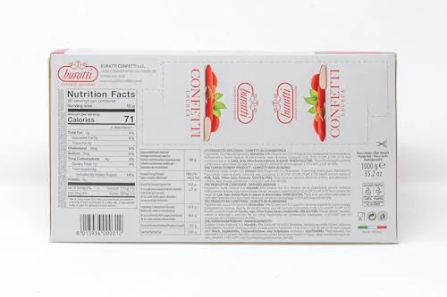 Buratti Confetti ▫️ Amêndoas Vermelhas 1000 g 2