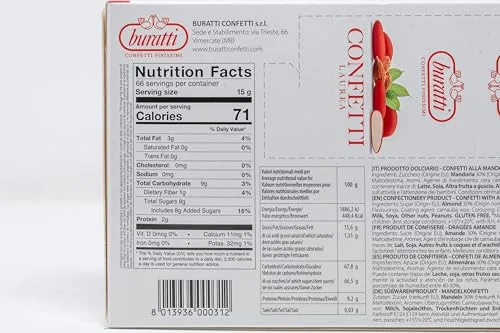 Buratti Confetti ▫️ Amêndoas Vermelhas 1000 g 3