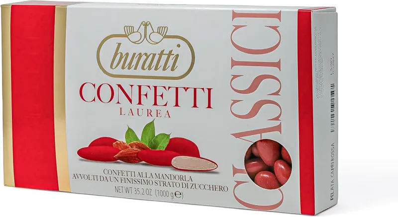 Buratti Confetti ▫️ Amêndoas Vermelhas 1000 g
