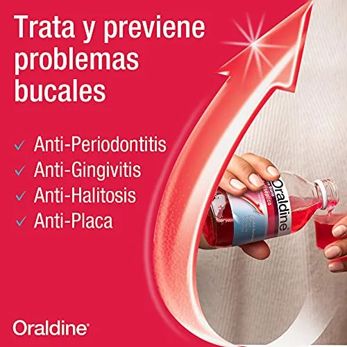 ORALDINE ▫️ Enxaguante Bucal Antisséptico para Uso Diário, 400 ml e 200 ml, 2 unidades 5