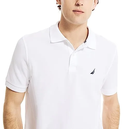 Nautica ▫️ Classic Polo de manga curta liso - Camisa polo para homem 3