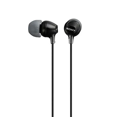 Sony ▫️ MDR-EX15AP - Auscultadores intra-auriculares (com microfone), pretos 3