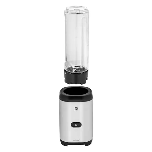 WMF ▫️ Kult X - Liquidificador Individual Mix & Go Mini, 300 W, 0,6 L de capacidade e 4 lâminas em aço inoxidável Cromargan, exterior em aço inoxidável Cromargan, recipiente em TRITAN sem BPA 4