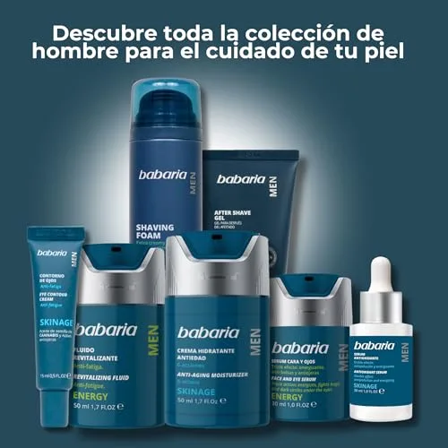Babaria ▫️ After Shave para Homem com Aloe Vera | Creme Hidratante Facial para Após o Barbear | Creme Facial Refrescante e Calmante para Homem | After Shave com Aloe Vera 7