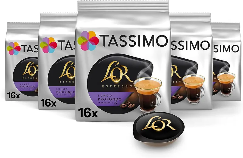 Tassimo ▫️ L'OR Café Lungo Profondo | 80 cápsulas
