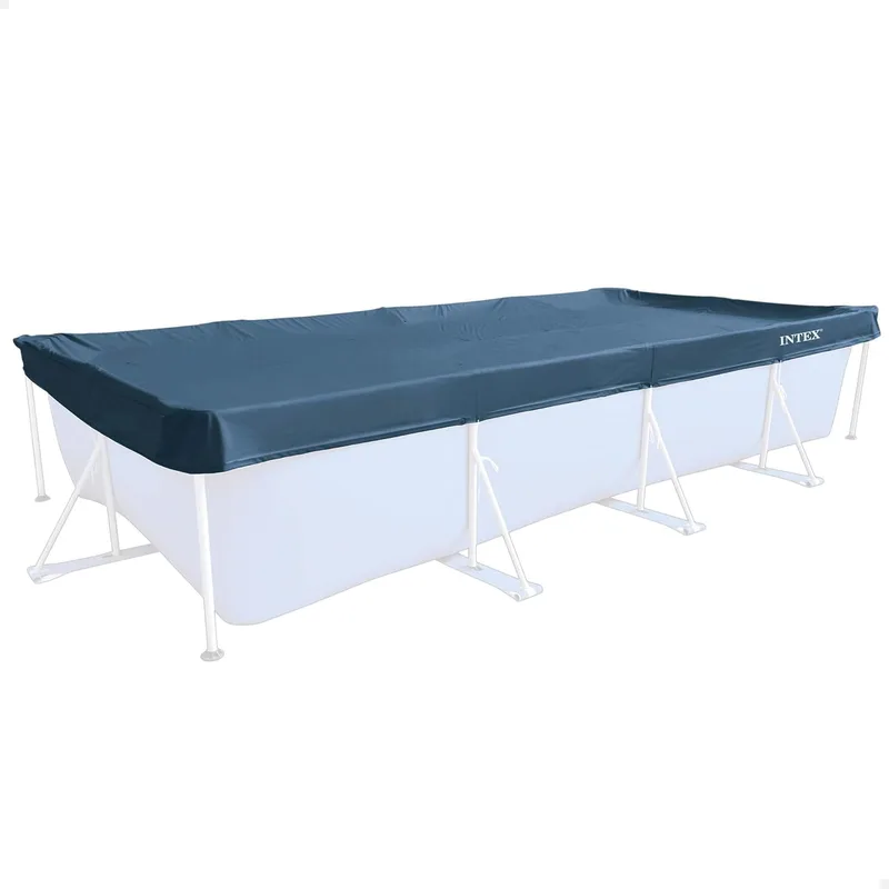 Intex ▫️ 28039 - Cobertura de piscina retangular Prisma/Small Frame 450 x 220 cm, cor azul