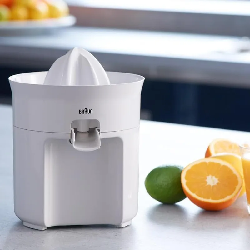Braun ▫️ TributeCollection CJ3050 - Espremedor elétrico, 60 W, sistema antigotejamento, tampa incluída, lavável na máquina de lavar louça, branco 3