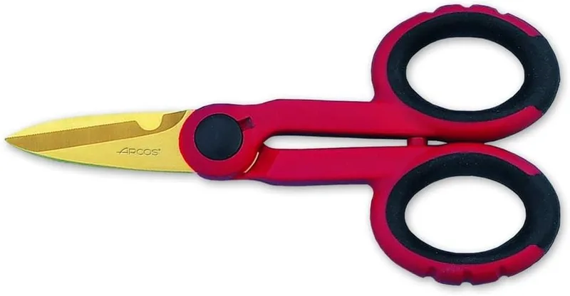 Arcos ▫️ Alicates de eletricista em aço inoxidável com revestimento de tungsténio, 145 mm, cabo ergonómico, utilização profissional em eletricidade, Série Ecopro