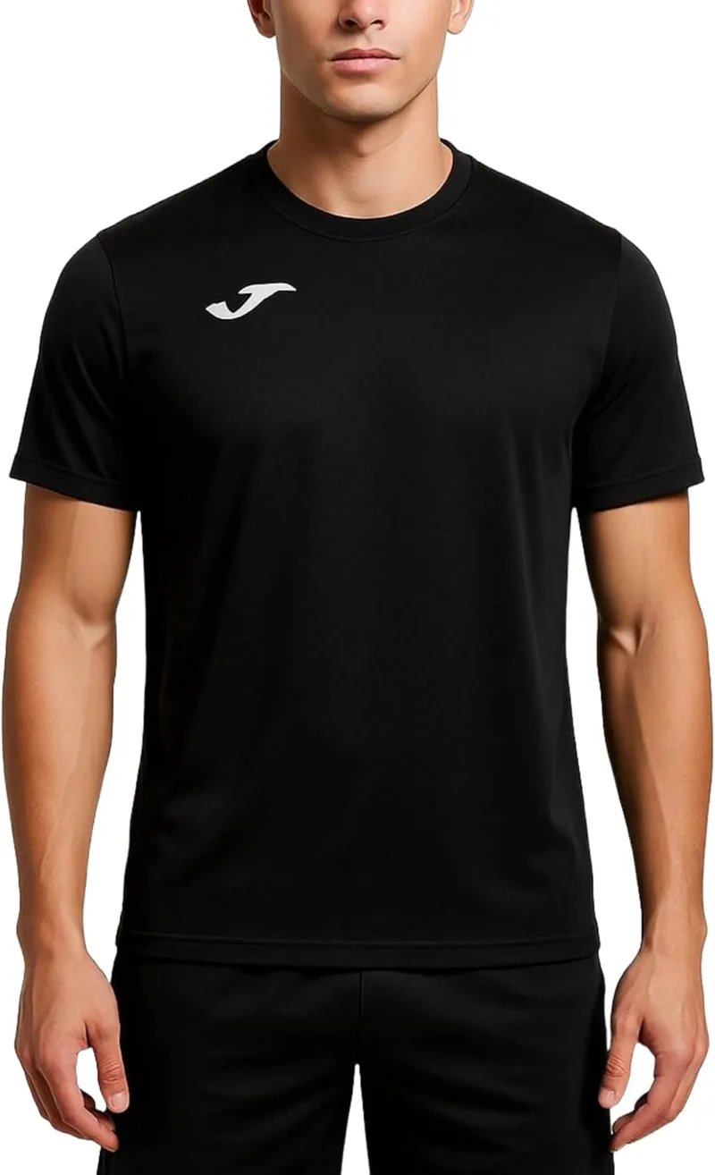 Joma ▫️ Camisola desportiva de manga curta para homem, 6XS - 3XL - Respirável e de secagem rápida, ideal para corrida e ginásio - Combi