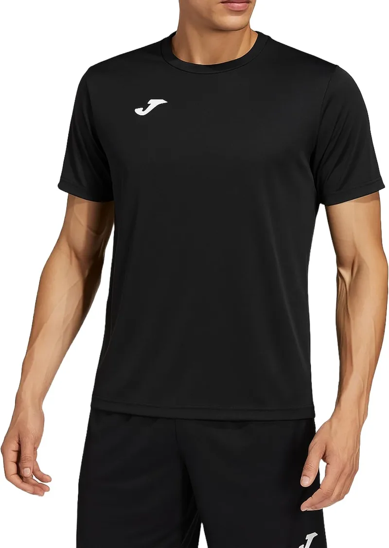 Joma ▫️ Camisola desportiva de manga curta para homem, 6XS - 3XL - Respirável e de secagem rápida, ideal para corrida e ginásio - Combi