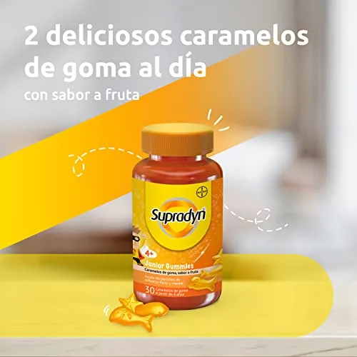 Supradyn ▫️ Junior Gummies para crianças a partir dos 4 anos, sabor a frutas, 30 gummies 4