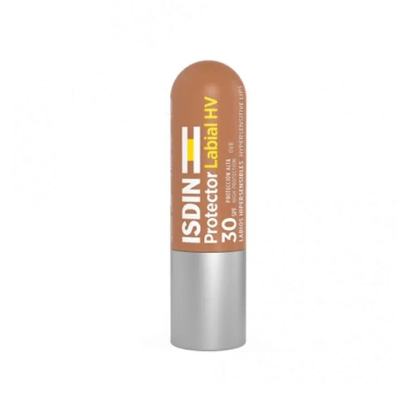 ISDIN ▫️ Lip Protetor HV SPF 30, Para lábios sensíveis ao sol, nutre em profundidade sem untar, Incolor, 1 Unidade