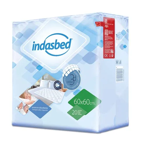 Indasbed ▫️ Protetor de Cama, 60 x 60 cm - 20 unidades 2