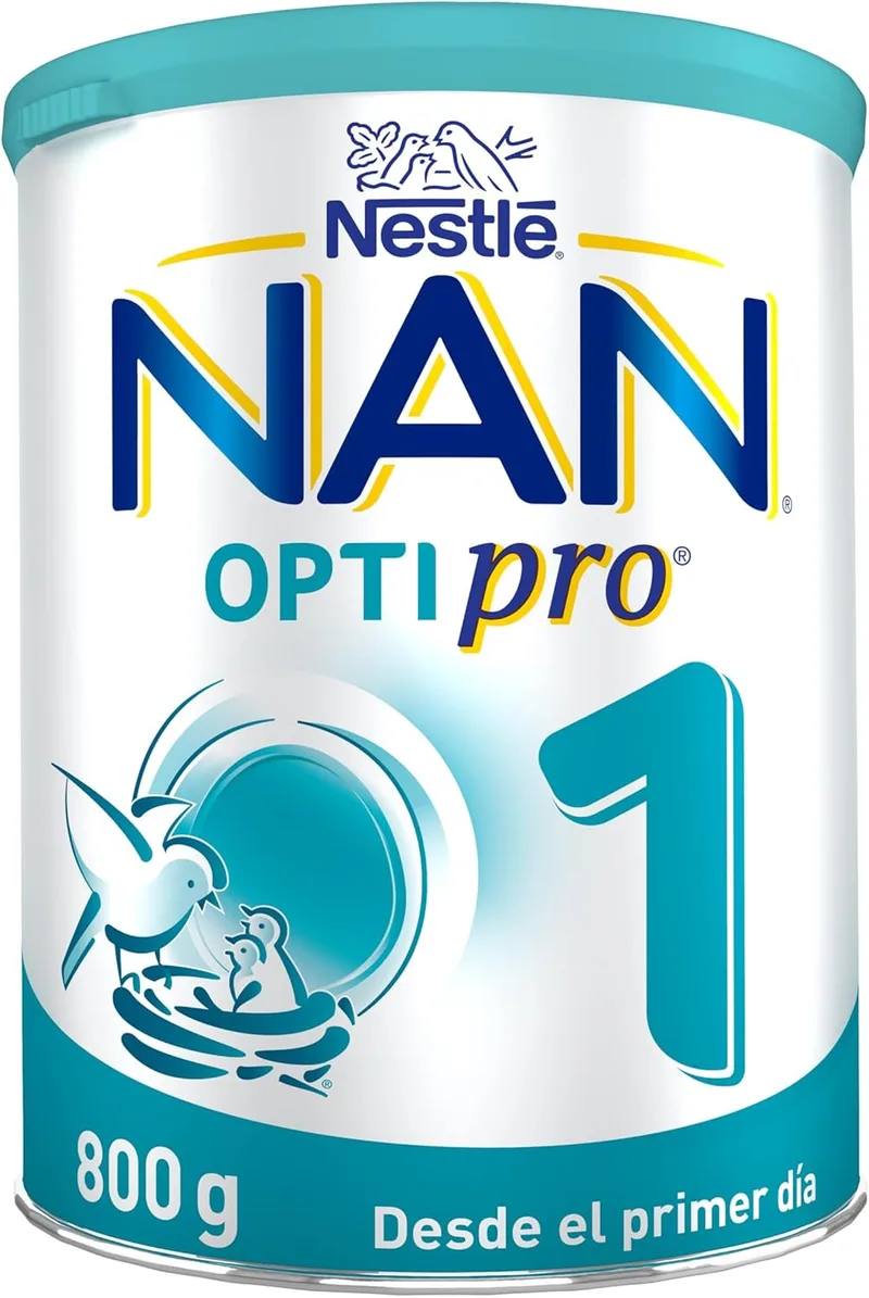 NAN ▫️ Nestlé OPTIPRO 1 Leite para lactentes, leite em pó desde o primeiro dia, Leite em Pó, embalagem de 800 g
