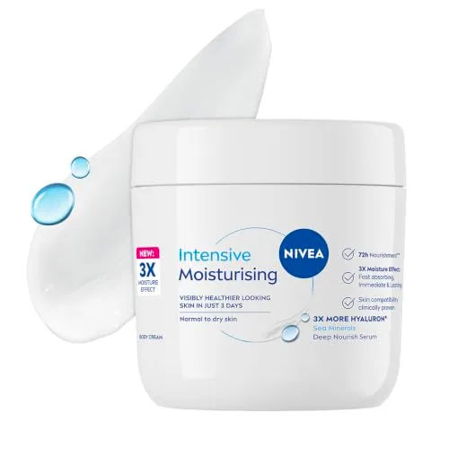 NIVEA ▫️ Creme Hidratante Intensivo para o Corpo 48H - 400 ml (6 unidades) (3,08 £ cada) (0563) 2