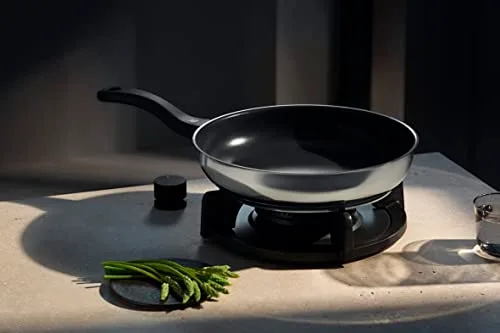 WMF ▫️ Devil - Frigideira antiaderente de 20 cm, frigideira em aço inoxidável com revestimento antiaderente, adequada para todos os tipos de fogões, incluindo os de indução, sem PFOA, cor preta 2