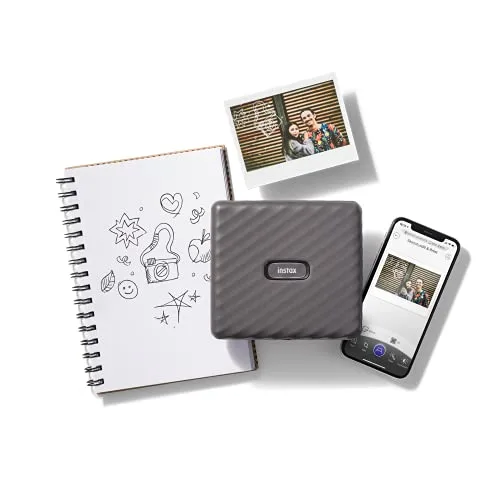 instax ▫️ Impressora Link Wide para telemóveis, cor cinzenta mocha 2