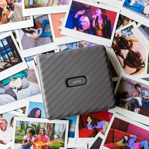 instax ▫️ Impressora Link Wide para telemóveis, cor cinzenta mocha 3