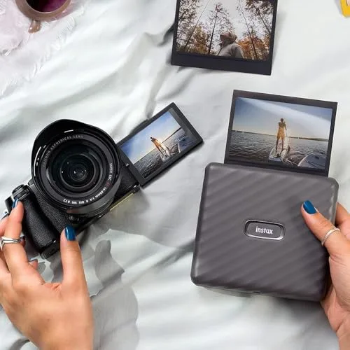 instax ▫️ Impressora Link Wide para telemóveis, cor cinzenta mocha 4