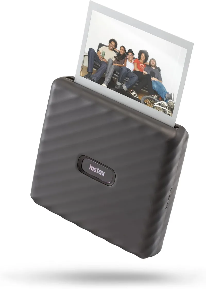 instax ▫️ Impressora Link Wide para telemóveis, cor cinzenta mocha