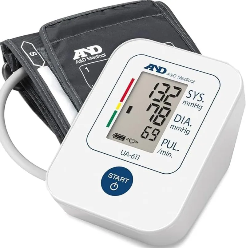 A&D Medical ▫️ Tensiómetro digital de braço, medição precisa da pressão arterial e do pulso, clinicamente validado – UA-611