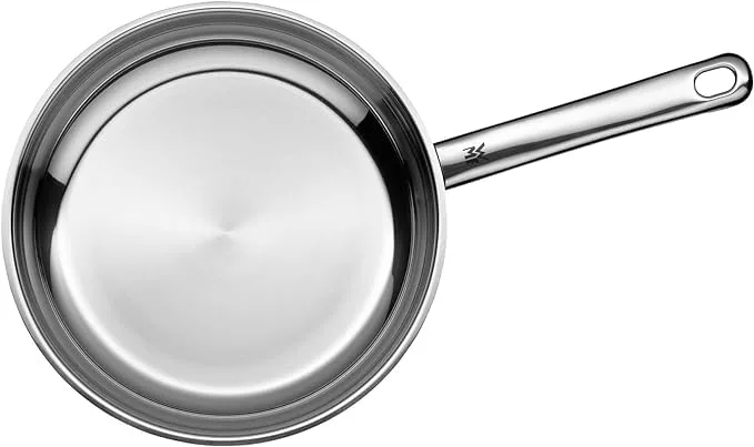 WMF ▫️ Favorit - Frigideira profissional de 20 cm sem revestimento, frigideira de aço inoxidável adequada para indução, aço inoxidável Cromargan, adequada para o forno 2
