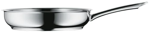 WMF ▫️ Favorit - Frigideira profissional de 20 cm sem revestimento, frigideira de aço inoxidável adequada para indução, aço inoxidável Cromargan, adequada para o forno 3