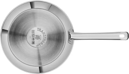 WMF ▫️ Favorit - Frigideira profissional de 20 cm sem revestimento, frigideira de aço inoxidável adequada para indução, aço inoxidável Cromargan, adequada para o forno 4