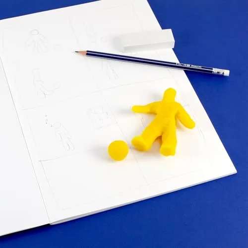 Pelikan ▫️ 2056089 Massa de modelar Nakiplast, 7 cores sortidas, fabricada na Alemanha com elevada qualidade e segurança, cera de abelha natural - 622712 3
