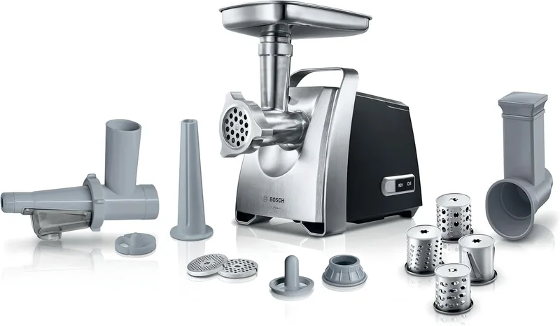 Bosch ▫️ Picador de carne ProPower, 2200 W, capacidade de 4,3 kg, preto, MFW68660