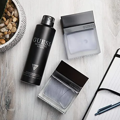 GUESS ▫️ Seductive, Eau de Toilette, Perfume para Homem, Oriental Amadeirado, Perfume Elegante de Longa Duração 4