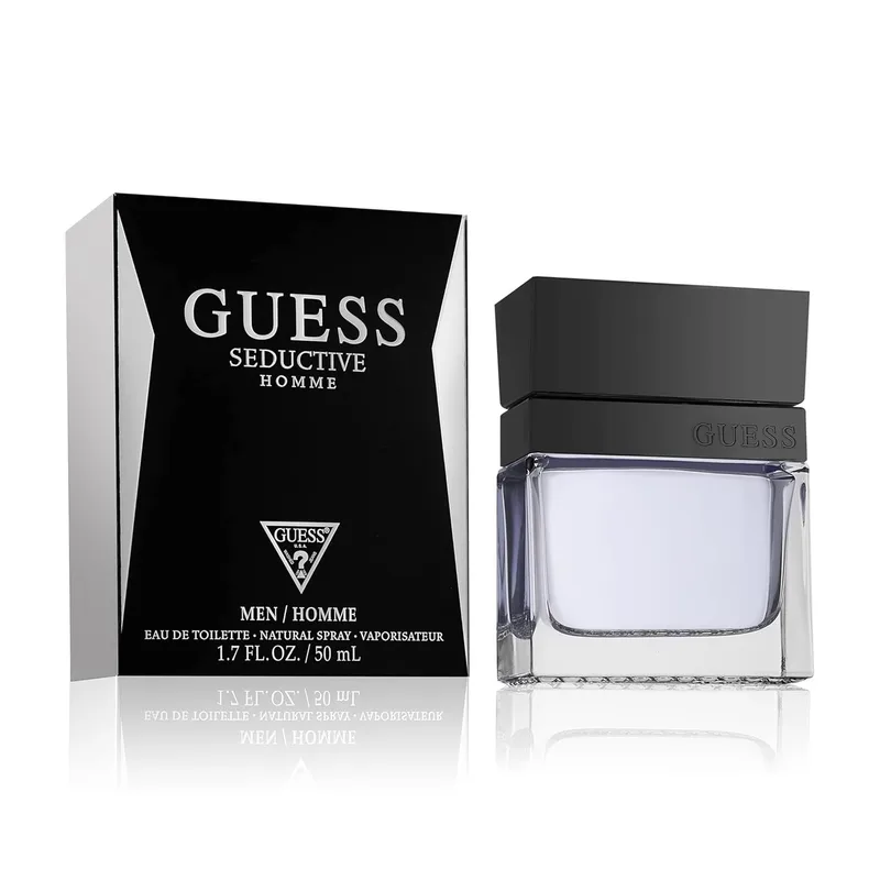 GUESS ▫️ Seductive, Eau de Toilette, Perfume para Homem, Oriental Amadeirado, Perfume Elegante de Longa Duração
