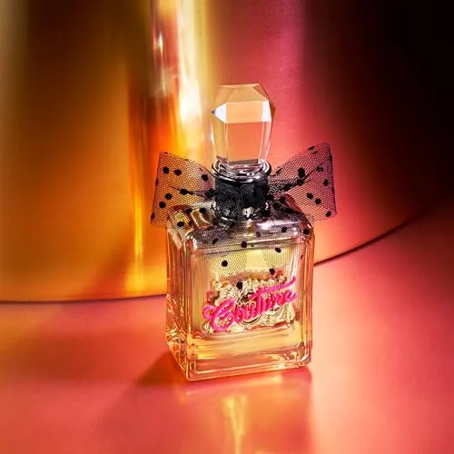 Juicy Couture ▫️ Viva La Juicy Gold Couture, Eau de Parfum, fragrância frutada e doce, com notas de bagas suculentas, jasmim da Arábia e creme de baunilha, perfume de luxo para mulher 5