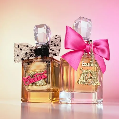Juicy Couture ▫️ Viva La Juicy Gold Couture, Eau de Parfum, fragrância frutada e doce, com notas de bagas suculentas, jasmim da Arábia e creme de baunilha, perfume de luxo para mulher 6