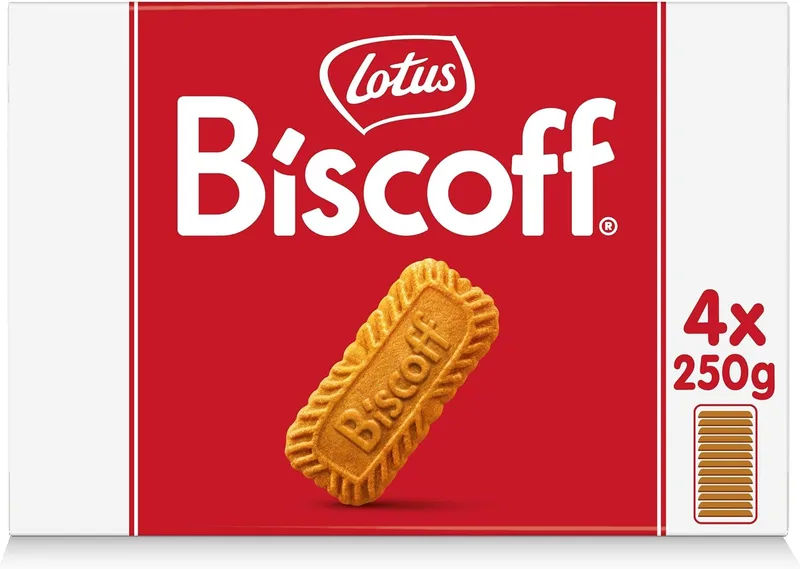 Biscoff ▫️ Bolachas Lotus Caramelizadas | Veganas | 4 x 250 g (1 kg)