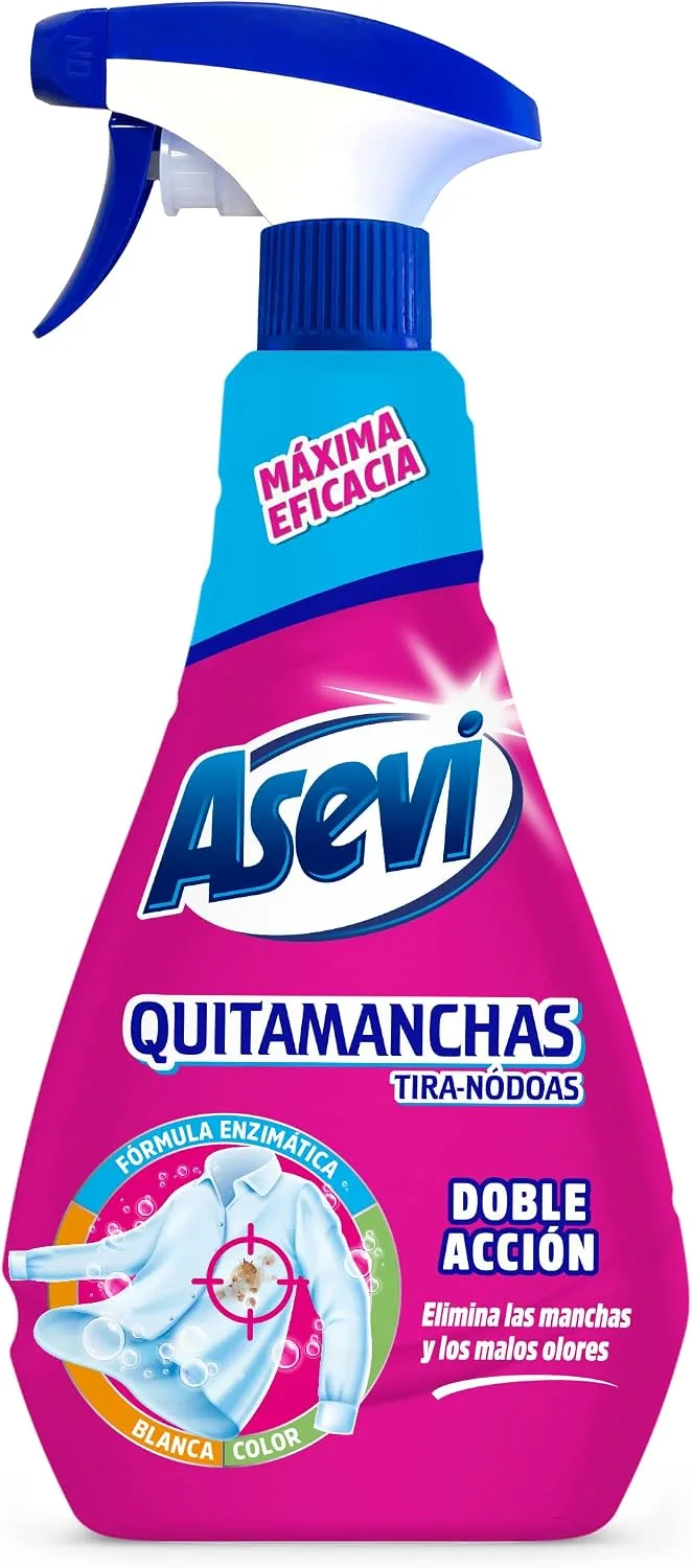 Asevi ▫️ Removedor de Manchas em Spray, Rosa, 750 mililitros