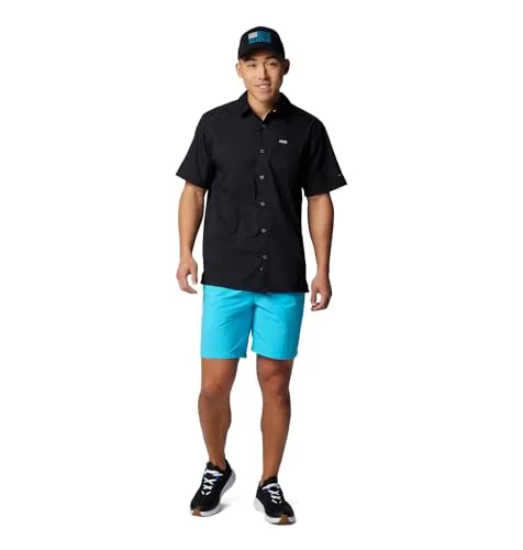 Columbia ▫️ Camisa PFG Slack Tide Camp, camisa de manga curta para caminhadas e trekking para homem 4