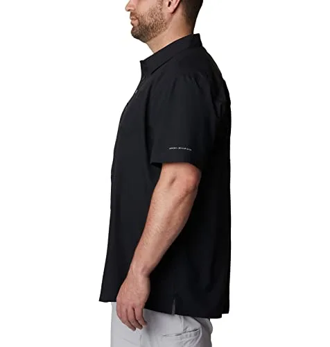 Columbia ▫️ Camisa PFG Slack Tide Camp, camisa de manga curta para caminhadas e trekking para homem 7
