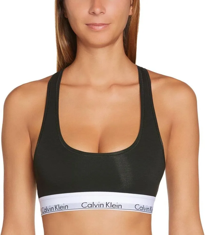 Calvin Klein ▫️ Soutien de desporto sem forro Bralette para mulher