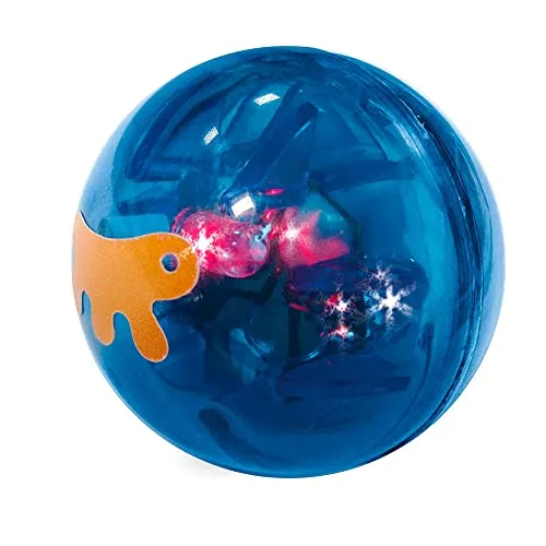 Ferplast ▫️ Brinquedo para gatos Tornado em forma de carrossel, interativo, com 2 bolas incluídas, com peluche, combinável 7