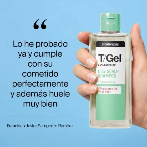 Neutrogena ▫️ T/Gel Champô Anticaspa para Cabelo Oleoso 250 ml, 2 unidades 6