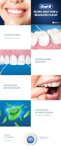 Oral-B ▫️ ORAL B ESS FLOSS Menta encerada 12 6