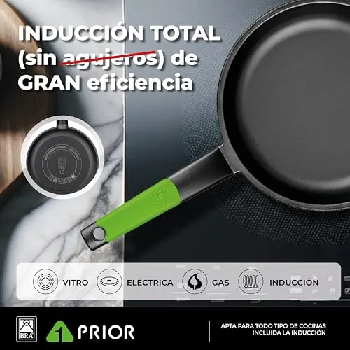 BRA ▫️ Prior | Frigideira de 24 cm, em alumínio fundido com revestimento antiaderente 3