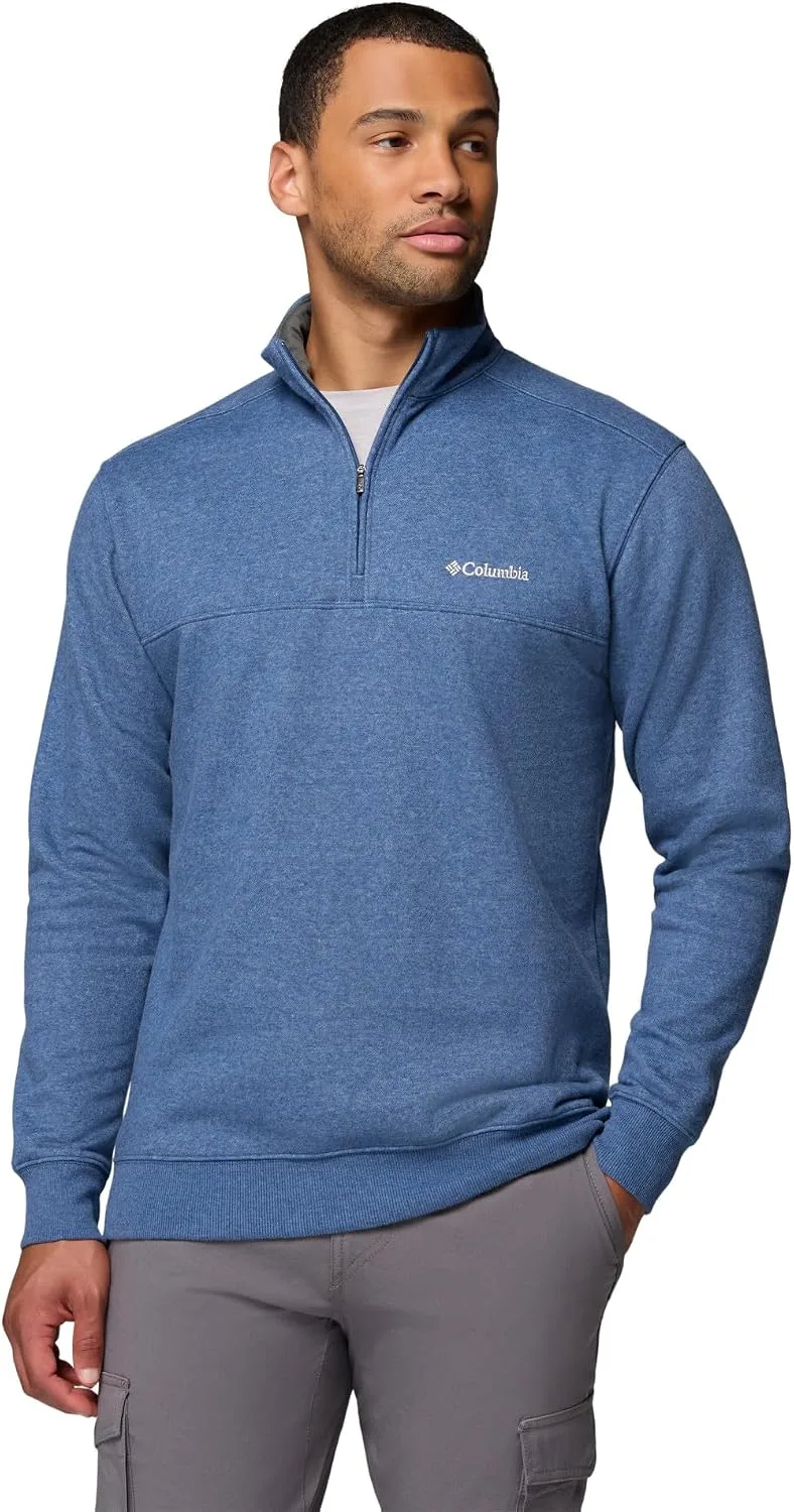 Columbia ▫️ Camisola de caminhada Hart Mountain II com fecho de correr médio para homem