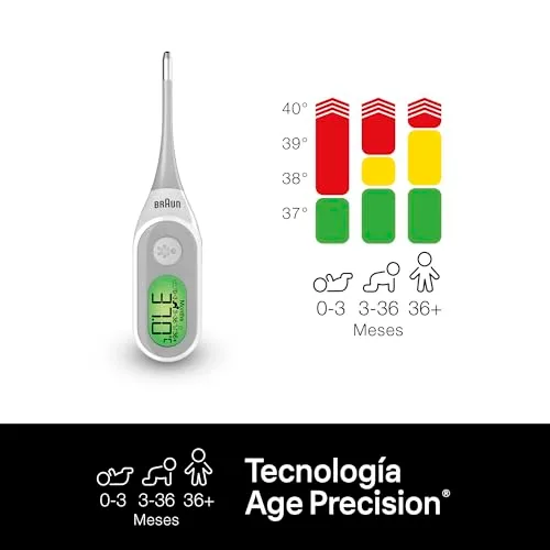 Braun ▫️ Termómetro digital Age Precision | Para utilização em vários locais 3