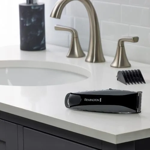 Remington ▫️ Máquina de cortar cabelo para homem, corte profissional, lâminas em aço inoxidável, estrutura em policarbonato indestrutível, 11 pentes, 1,5-25 mm, bateria de lítio, 120 minutos de autonomia sem fio, estojo HC5880 5
