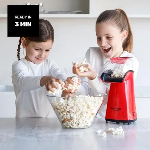 Taurus ▫️ Máquina de pipocas PopCorn, 1100 W, sem óleo, ar quente, 3 min 2