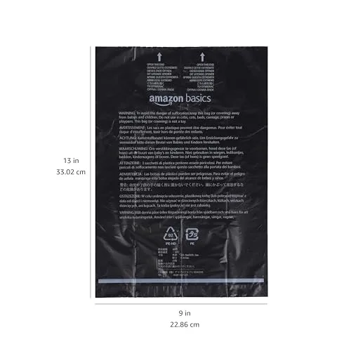 Amazon Basics ▫️ Sacos de lixo para cães com dispensador e clipe para trela, sem perfume, 600 sacos (40 pacotes de 15 sacos) 4