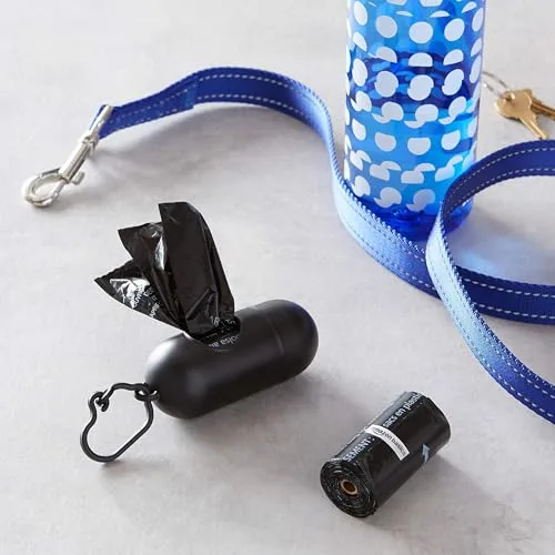 Amazon Basics ▫️ Sacos de lixo para cães com dispensador e clipe para trela, sem perfume, 600 sacos (40 pacotes de 15 sacos) 5