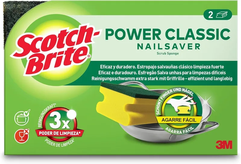 Scotch-Brite ▫️ Classic Nail Sponge, 2 por embalagem